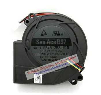 New Original SANYO San Ace B97 9BMB12P2J619 DC12V 3.8A MVDCV-A00 55CFM 97*33MM Computer cooling fan Blower
New Original SANYO San Ace B97 9BMB12P2J619 DC12V 3.8A MVDCV-A00 55CFM 97*33MM Computer cooling fan Blower