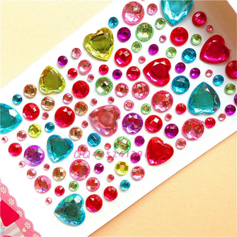 1 Sheet Glitter Heart Style Crystal Jewel Diamond Sticker DIY 3D Crystal Rhinestones Stickers Self Adhesive Sticker
1 Sheet Glitter Heart Style Crystal Jewel Diamond Sticker DIY 3D Crystal Rhinestones Stickers Self Adhesive Sticker