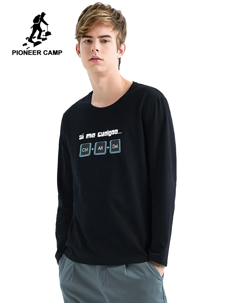 Pioneer Camp T-Shirt Men Autumn New Keyboard Long Sleeve O-Neck T Shirt Men Brand Clothing Fashion Cotton Tee Tops ACT906229
Pioneer Camp T-Shirt Men Autumn New Keyboard Long Sleeve O-Neck T Shirt Men Brand Clothing Fashion Cotton Tee Tops ACT906229
