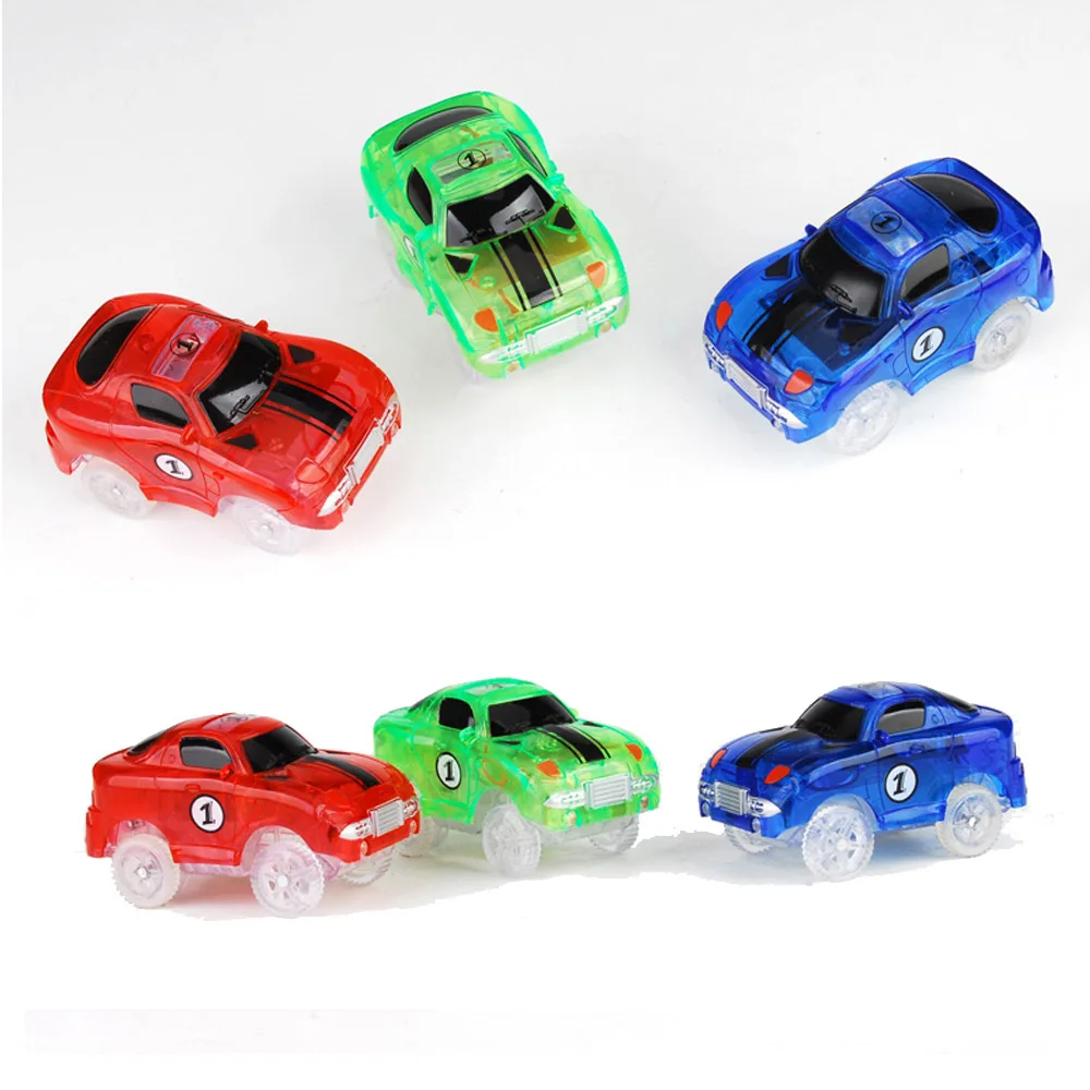 Glow Track Cars with 5 LED Lights, 3 Pack Replacement Race Cars Compatible with Dinosaur Tracks and Magic Tracks
Glow Track Cars with 5 LED Lights, 3 Pack Replacement Race Cars Compatible with Dinosaur Tracks and Magic Tracks