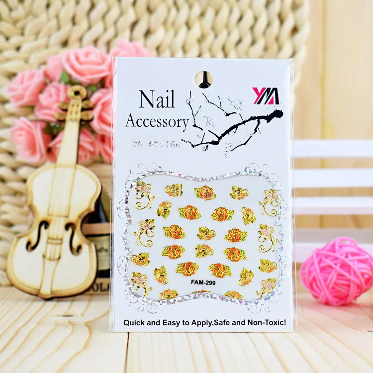 50Sheets Mixed 3D Nail Art Stickers Self Adhesive Embossed Rose Flower 3D Nail Art Stickers Decals Flower Manicure Stickers
50Sheets Mixed 3D Nail Art Stickers Self Adhesive Embossed Rose Flower 3D Nail Art Stickers Decals Flower Manicure Stickers