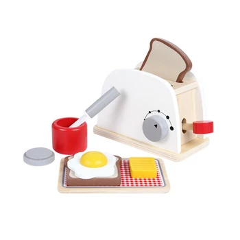 Wood Pretend Play Kitchen Role Play Game Toy Simulation Toasters Bread Maker Kitchen Play Food Set Educational Baking Kits Game
Wood Pretend Play Kitchen Role Play Game Toy Simulation Toasters Bread Maker Kitchen Play Food Set Educational Baking Kits Game