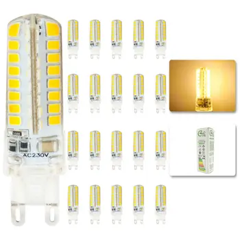 20x pcs mini G9 led bulb led G9 220v 5W 9W 32pcs 64pcs smd 2835 silicone body light warm white Replace Halogen Lamp
20x pcs mini G9 led bulb led G9 220v 5W 9W 32pcs 64pcs smd 2835 silicone body light warm white Replace Halogen Lamp