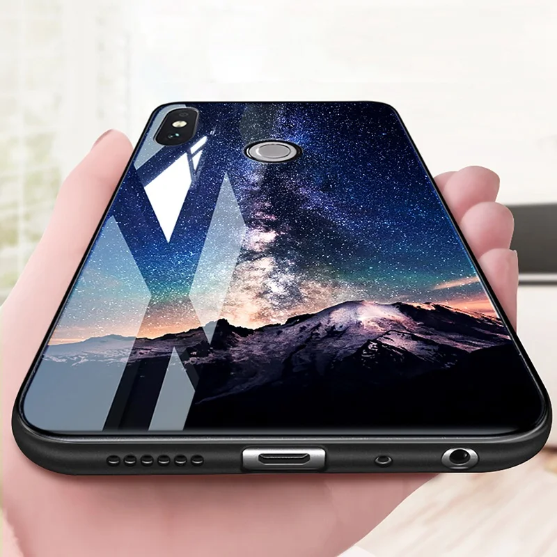 TOMKAS Tempered Glass Case For Xiaomi Redmi Note 5 Global 4X Space Coque Case Redmi 4X 5 Plus Cover Phone Cases For Xiaomi Mi A1 (5)