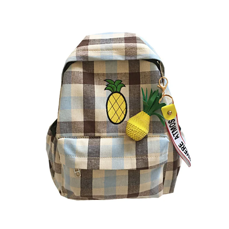 Women Backpacks For Teenage Girls Canvas Backpack Female Striped Embroidery Pineapple School Bagpack Mochila Feminine nbxq233
Women Backpacks For Teenage Girls Canvas Backpack Female Striped Embroidery Pineapple School Bagpack Mochila Feminine nbxq233