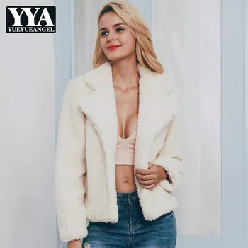 2020 Fashion Ladies Jackets Harajuku Lapel Collar Faux Fur Jacket Casual Woman Furry Coat Streetwear Slim Fit Outwear Plus Size 
2020 Fashion Ladies Jackets Harajuku Lapel Collar Faux Fur Jacket Casual Woman Furry Coat Streetwear Slim Fit Outwear Plus Size