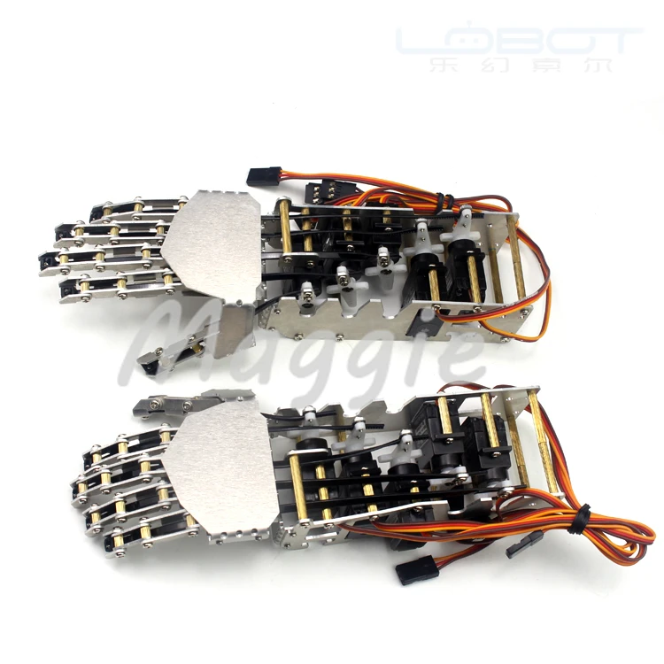 DIY robot / Bionic robot finger robot gripper / Palm / 5 finger linkage servo control training
DIY robot / Bionic robot finger robot gripper / Palm / 5 finger linkage servo control training