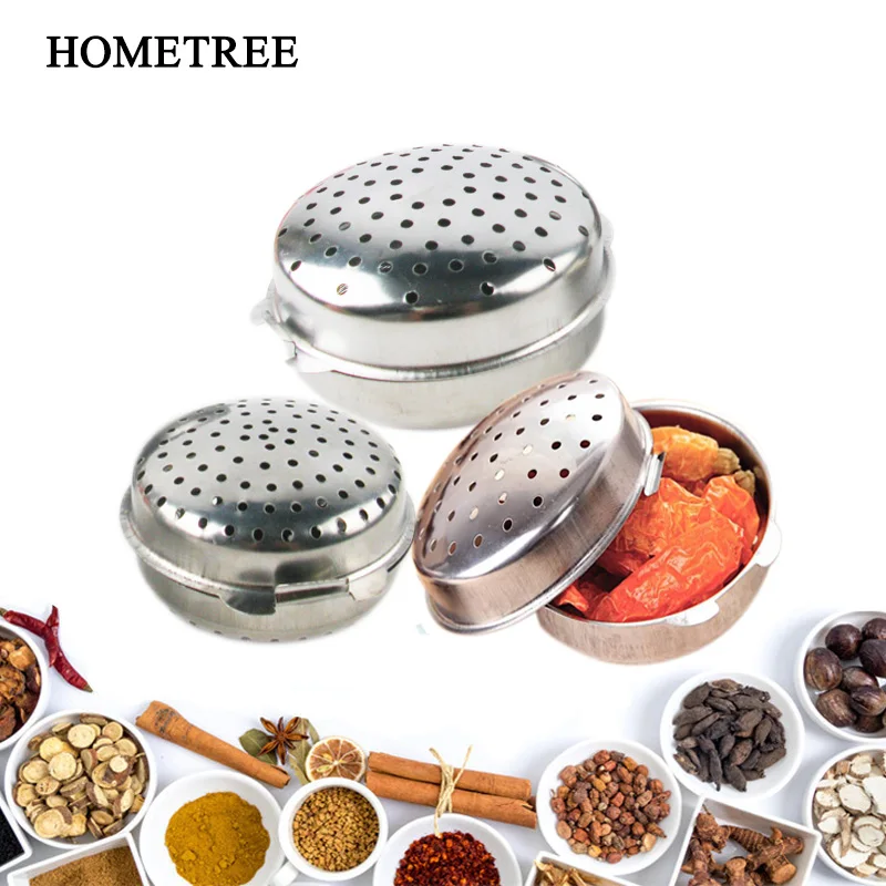 HOMETREE Kitchen Seasoning Halogen Soup Ball Stew Seasoning Box Stainless Steel Buckle Filter Tennis Kitchen Accessories H361
HOMETREE Kitchen Seasoning Halogen Soup Ball Stew Seasoning Box Stainless Steel Buckle Filter Tennis Kitchen Accessories H361