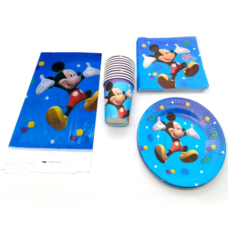 61PCS Kids Boys Favors Mickey Theme Napkins Baby Shower Decoration Tableware Set Tablecloth Happy Birthday Party Cups Plates
61PCS Kids Boys Favors Mickey Theme Napkins Baby Shower Decoration Tableware Set Tablecloth Happy Birthday Party Cups Plates
