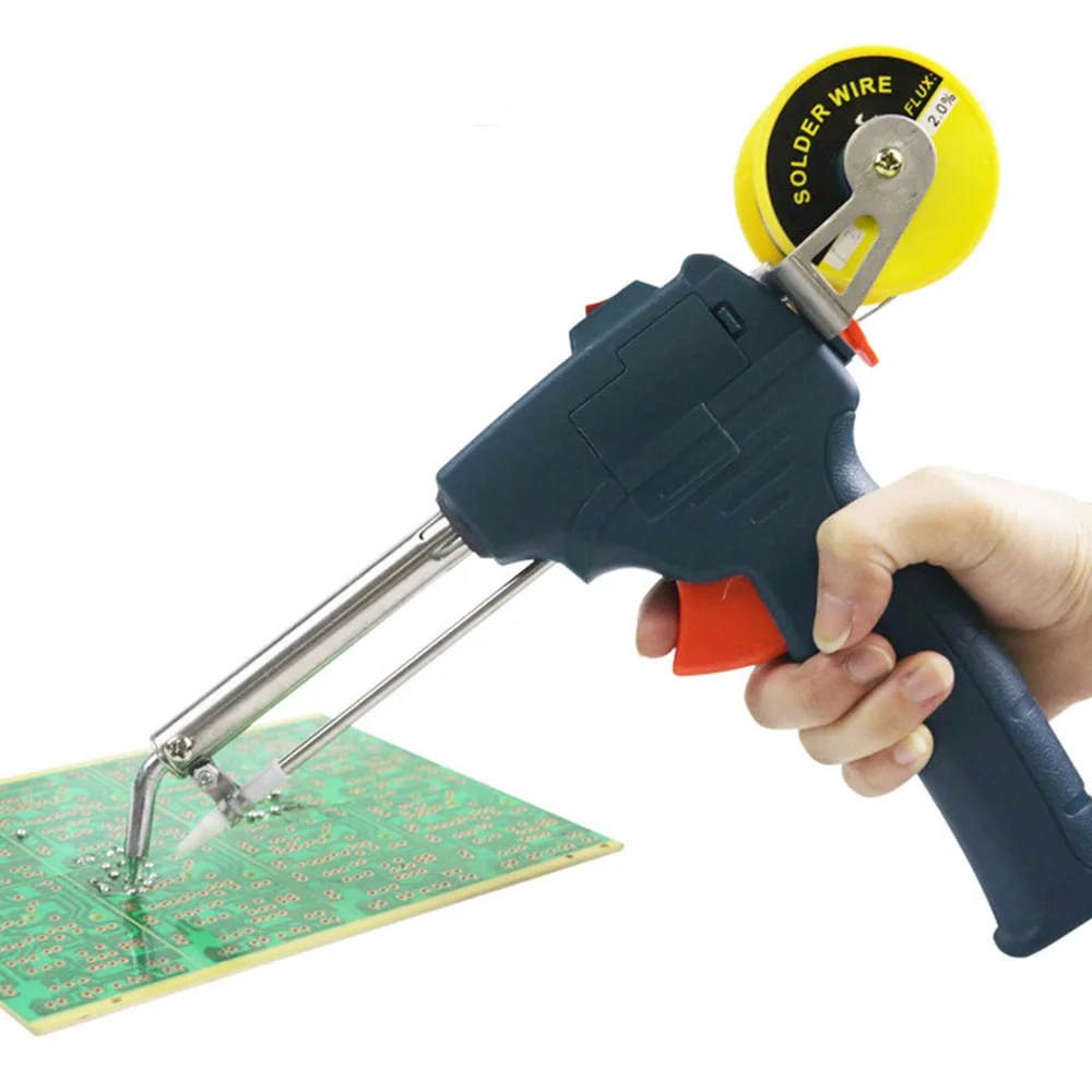 60W Auto Welding Tool Electric Soldering Iron Solder Wire Desoldering Pump US EU Conversion Head Handheld Solder Gun
60W Auto Welding Tool Electric Soldering Iron Solder Wire Desoldering Pump US EU Conversion Head Handheld Solder Gun