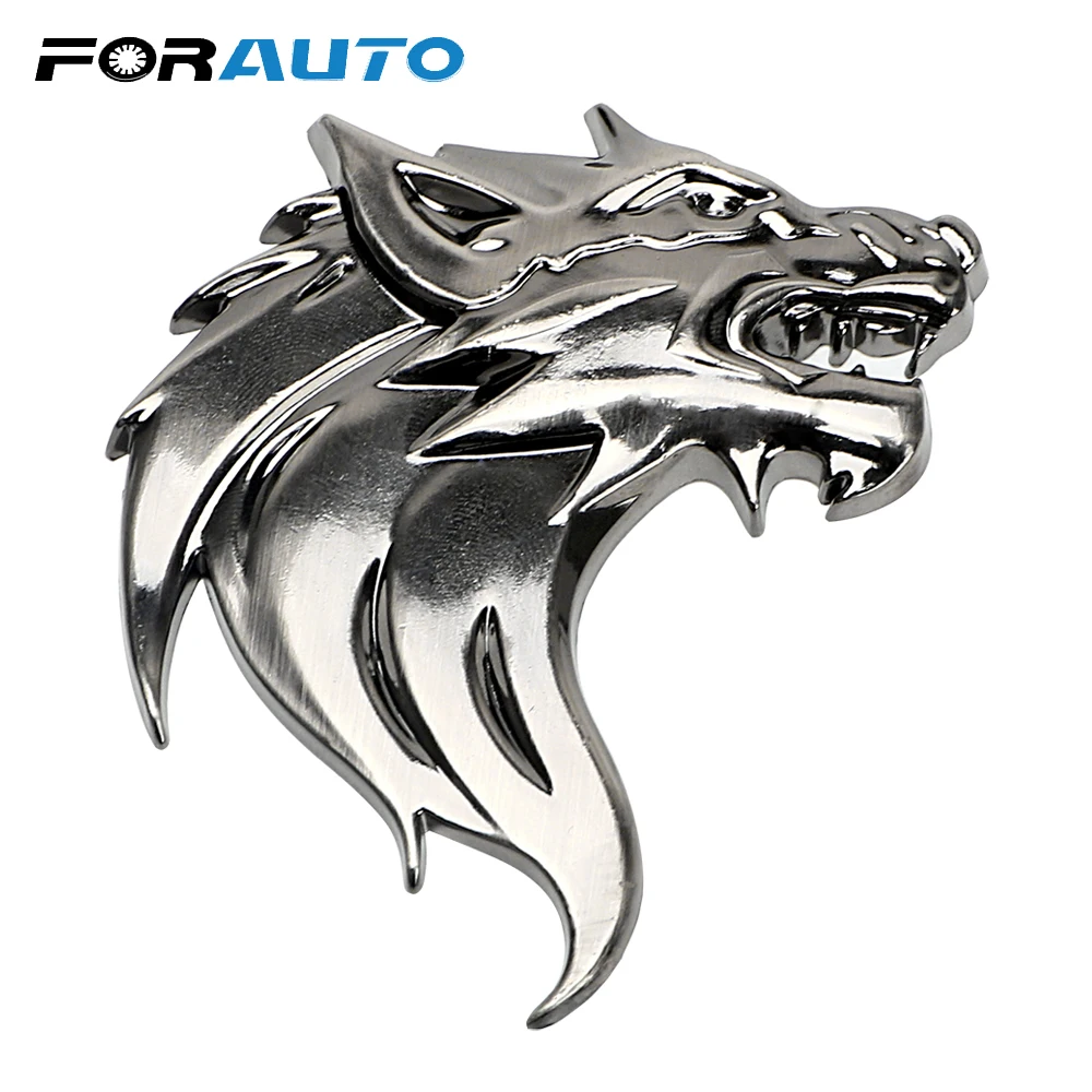 FORAUTO 3D Metal Wolf Head Car Stickers and Decals Emblem Badge Reflective Motorcycle Auto Decoration Stickers Windshield
FORAUTO 3D Metal Wolf Head Car Stickers and Decals Emblem Badge Reflective Motorcycle Auto Decoration Stickers Windshield