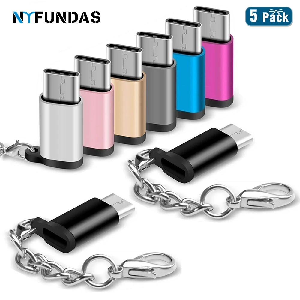 NYFundas 5PCS Micro USB Type C Charger for Huawei p30 p20 mate 20 pro X One Plus 7 6 6t Oneplus Usbc type_c Accessorie |