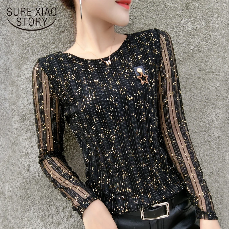 fashion plus size women t shirt long sleeve women shirts hollow striped t-shirt Bright silk sexy skinny black women tops 2312 50
fashion plus size women t shirt long sleeve women shirts hollow striped t-shirt Bright silk sexy skinny black women tops 2312 50
