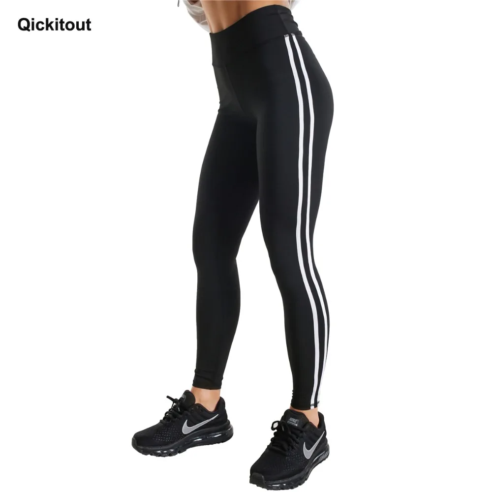 Qickitout New Stripe High Waist Push Up Sporting Polyester Slim Legging Outdoor Women Sportswear Elastic Force Workout Leggings
Qickitout New Stripe High Waist Push Up Sporting Polyester Slim Legging Outdoor Women Sportswear Elastic Force Workout Leggings