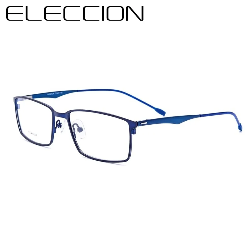 ELECCION High End Ultra-Thin Titanium Alloy Full Frame Business Myopia Eyeglasses Men's Optical Prescription Spectacle frame
ELECCION High End Ultra-Thin Titanium Alloy Full Frame Business Myopia Eyeglasses Men's Optical Prescription Spectacle frame