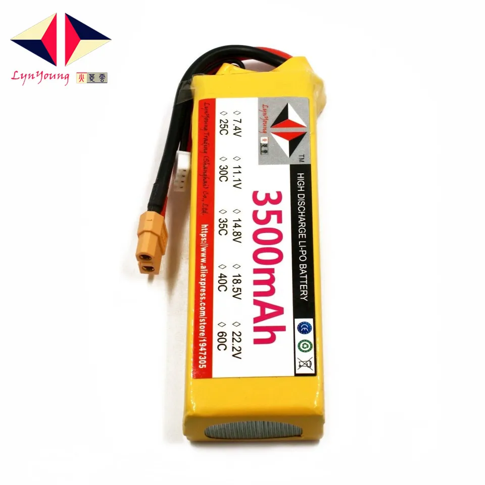 HX Lipo Battery 3S 11.1V 3500mah 25C 30C 35C 40C 60C For RC Drone Quadcopter Helicopter Airplane Boat Car
HX Lipo Battery 3S 11.1V 3500mah 25C 30C 35C 40C 60C For RC Drone Quadcopter Helicopter Airplane Boat Car