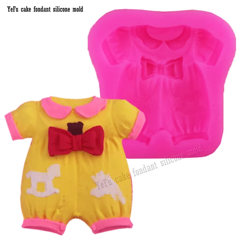 Free shipping 3D Baby Shower Series Bow Clothes Silicone Molds Fondant Sugar Craft Mould cake decorating tools T0824
Free shipping 3D Baby Shower Series Bow Clothes Silicone Molds Fondant Sugar Craft Mould cake decorating tools T0824