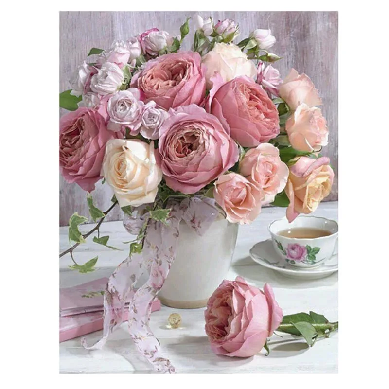 Art Cross Stitch Full Square Drill Beautiful Rose Flower Canvas Vase 5D DIY Diamond Painting By Number Kit Decor Home Room Wall
Art Cross Stitch Full Square Drill Beautiful Rose Flower Canvas Vase 5D DIY Diamond Painting By Number Kit Decor Home Room Wall