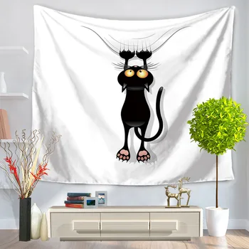 CAMMITEVER Cartoon Black Cat Tapestry Bohemia Tapestry Colored Printed Decorative Mandala Tapestry Indian Boho Wall Carpet
CAMMITEVER Cartoon Black Cat Tapestry Bohemia Tapestry Colored Printed Decorative Mandala Tapestry Indian Boho Wall Carpet