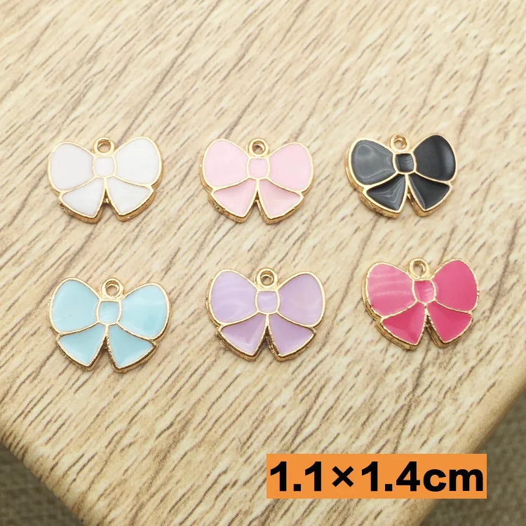 10pcs 14*11MM Korean version enamel bow charms hair accessories hanging alloy material bracelet pendant manual DIY accessories
10pcs 14*11MM Korean version enamel bow charms hair accessories hanging alloy material bracelet pendant manual DIY accessories