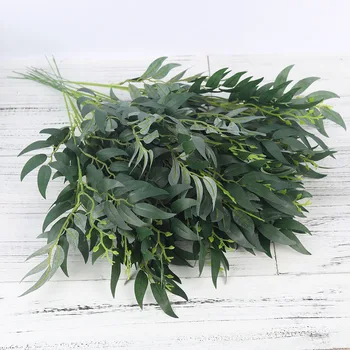 Artificial Silk Willow Leaves Long Branch Green Fake Plants Spring Wedding Home Decoration Arrangement Accessories faux foliage
Artificial Silk Willow Leaves Long Branch Green Fake Plants Spring Wedding Home Decoration Arrangement Accessories faux foliage