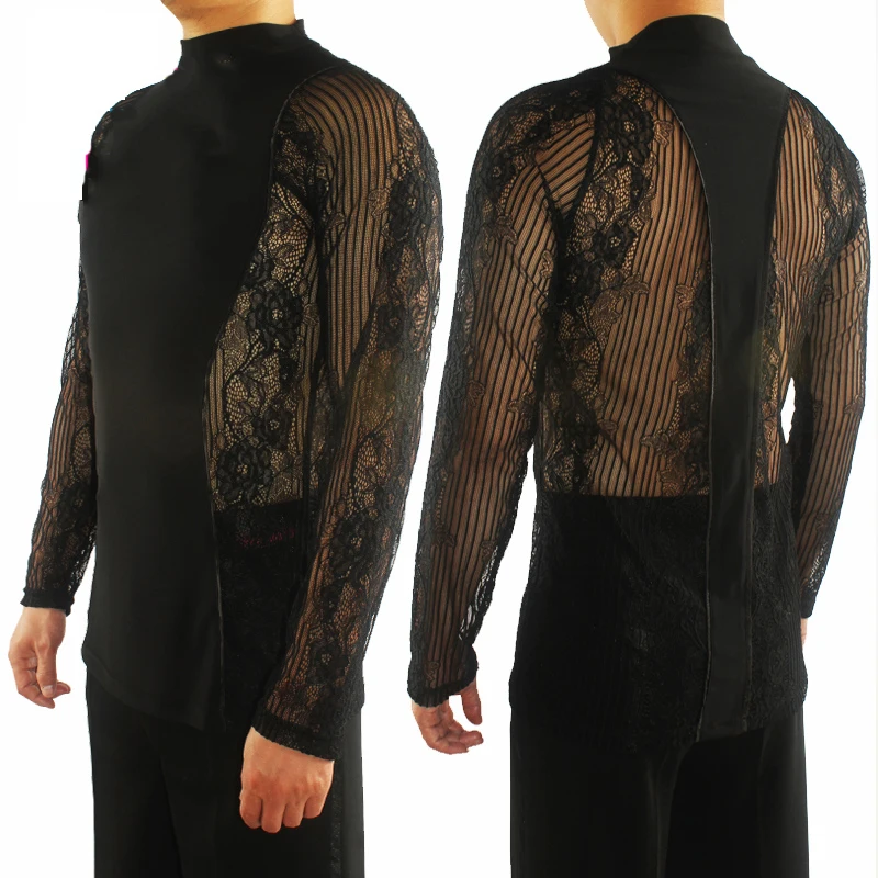 Male Sexy Lace Latin Dance Tops Professional Competition Costume Tango Ballroom Dancing Clothes Samba Rumba Dancewear VDB631
Male Sexy Lace Latin Dance Tops Professional Competition Costume Tango Ballroom Dancing Clothes Samba Rumba Dancewear VDB631