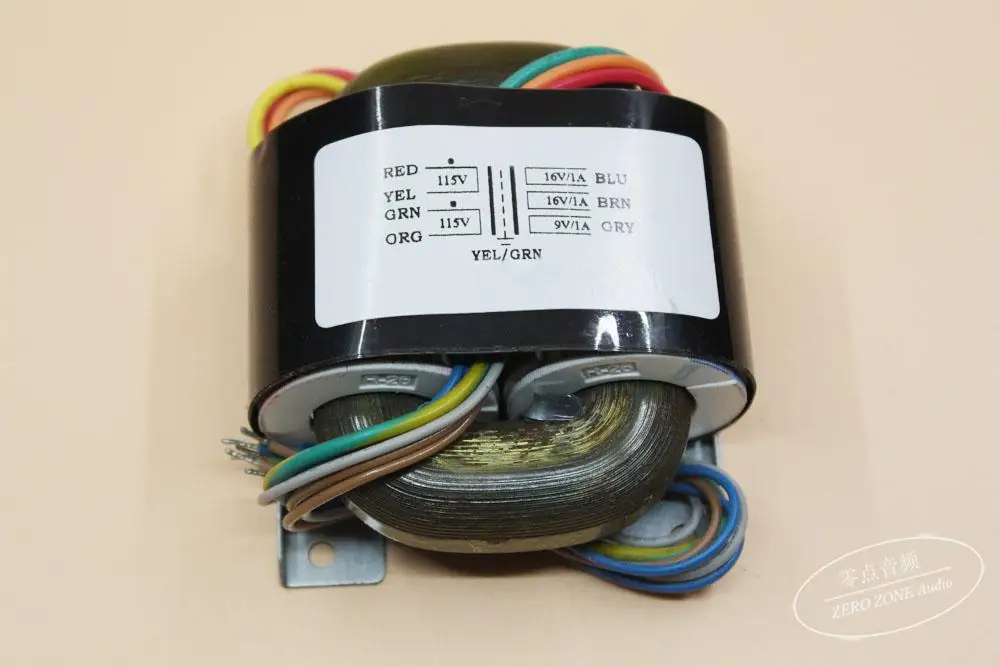 GZLOZONE 40VA High-quality R-type Transformer 40W Transformer 0-16V 0-16V 0-9V For AMP / DAC
GZLOZONE 40VA High-quality R-type Transformer 40W Transformer 0-16V 0-16V 0-9V For AMP / DAC