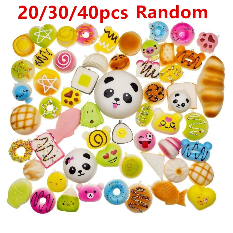 20/30/40Pcs Small Cute Decoration Random Squishy Soft Panda/Bread/Cake Key Ring Anti-Stress Squish Slow Rising Squeeze Toys
20/30/40Pcs Small Cute Decoration Random Squishy Soft Panda/Bread/Cake Key Ring Anti-Stress Squish Slow Rising Squeeze Toys