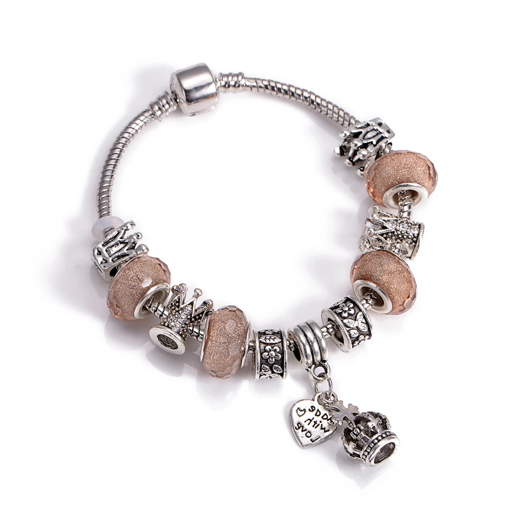 Romantic Love DIY Charm Bracelet Love Heart Key and Lock Brand Bracelet for Women Jewelry Christmas New Year's Gift
Romantic Love DIY Charm Bracelet Love Heart Key and Lock Brand Bracelet for Women Jewelry Christmas New Year's Gift