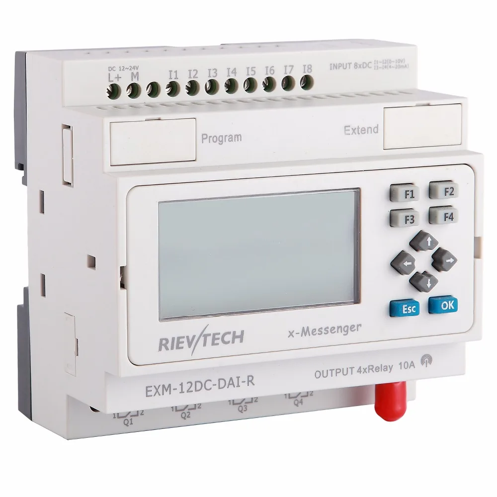 GSM/SMS/GPRS PLC,ideal solution for remote control& monitoring &alarming applications ,intelligent controller EXM-12DC-DAI-R
GSM/SMS/GPRS PLC,ideal solution for remote control& monitoring &alarming applications ,intelligent controller EXM-12DC-DAI-R
