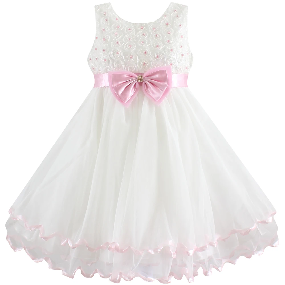 Shybobbi New Girls Dress Pink Flower Bow Tulle Party Pageant Bridesmaid Wedding Princess Children Clothes Size 2-10
Shybobbi New Girls Dress Pink Flower Bow Tulle Party Pageant Bridesmaid Wedding Princess Children Clothes Size 2-10