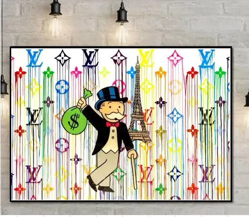 hand drawing graffiti pop brainwash art painting on canvas painting good for bedroom decoration
hand drawing graffiti pop brainwash art painting on canvas painting good for bedroom decoration