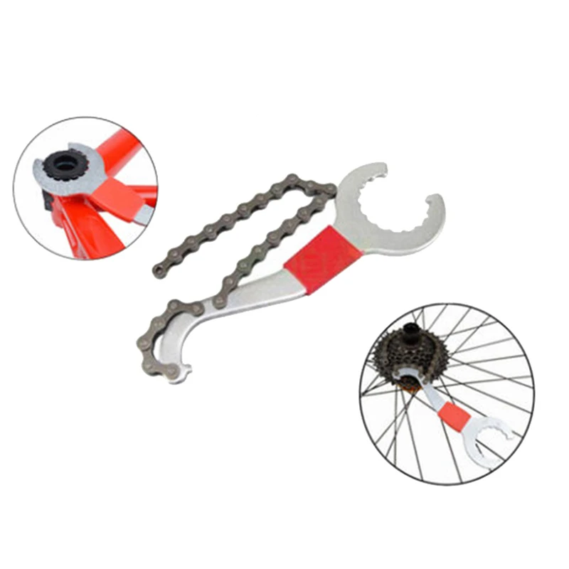 Bike Chain Whip Bottom Bracket Freewheel Chain Wrench Repair Remover 23cm Bicycle Repairing Assembling Tool
Bike Chain Whip Bottom Bracket Freewheel Chain Wrench Repair Remover 23cm Bicycle Repairing Assembling Tool