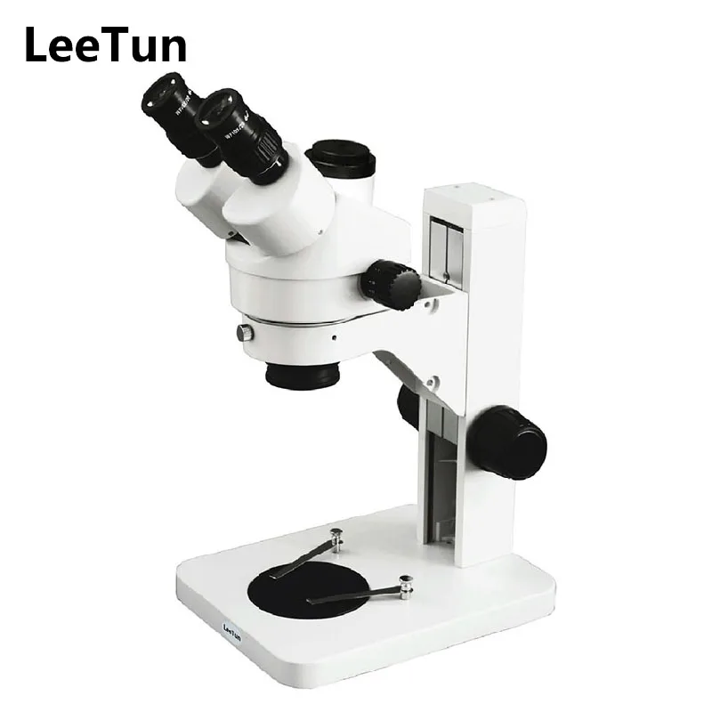 LeeTun 7X-45X Zoom Stereo Microscope 360 Degree Rotatable Trinocular Head with 0.5X C-mount Lens Optical Industrial Microscope
LeeTun 7X-45X Zoom Stereo Microscope 360 Degree Rotatable Trinocular Head with 0.5X C-mount Lens Optical Industrial Microscope