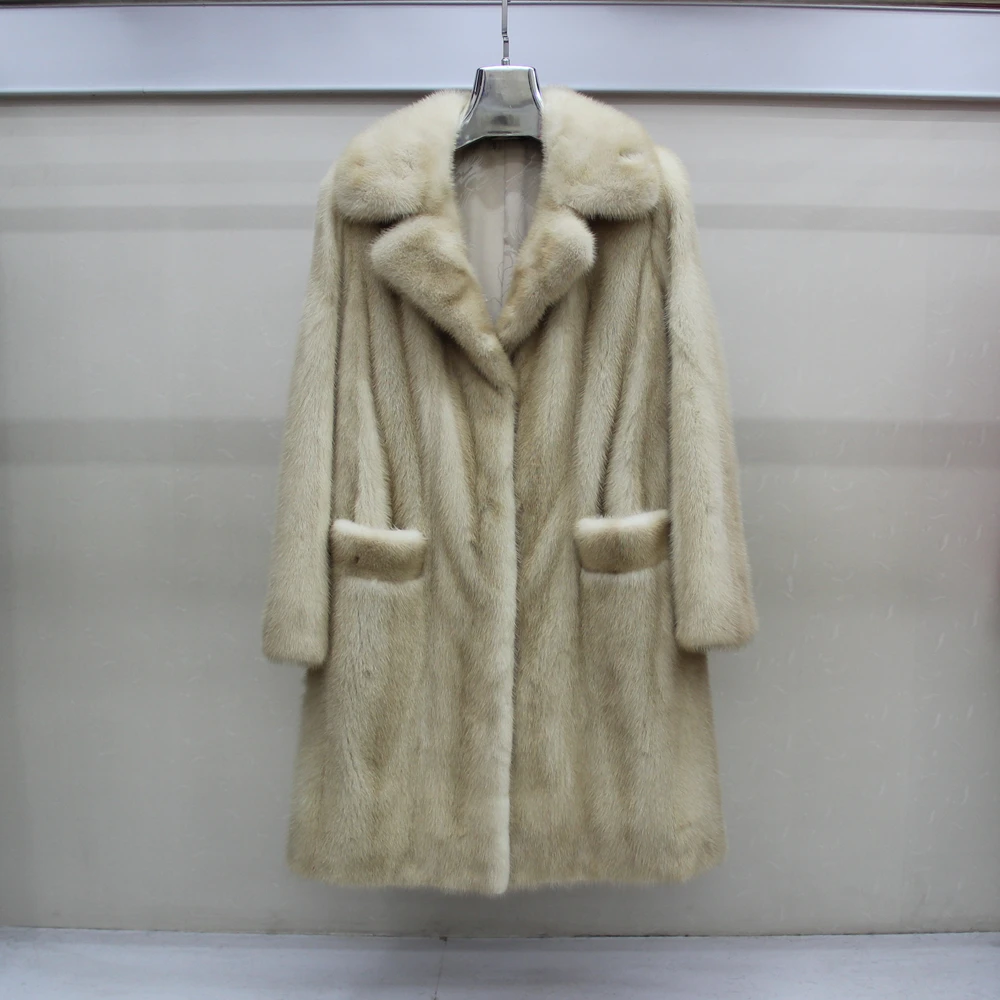 Real Whole Female Mink Fur Slim Long Coat and Women Jacket Autumn Winter Porpular Mink fur Coat
Real Whole Female Mink Fur Slim Long Coat and Women Jacket Autumn Winter Porpular Mink fur Coat