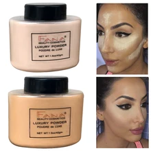 Pó de banana frouxo fermento em pó ajuste de controle de óleo pó maquiagem corretivo poudre banana luxe maquillage 42g(China)