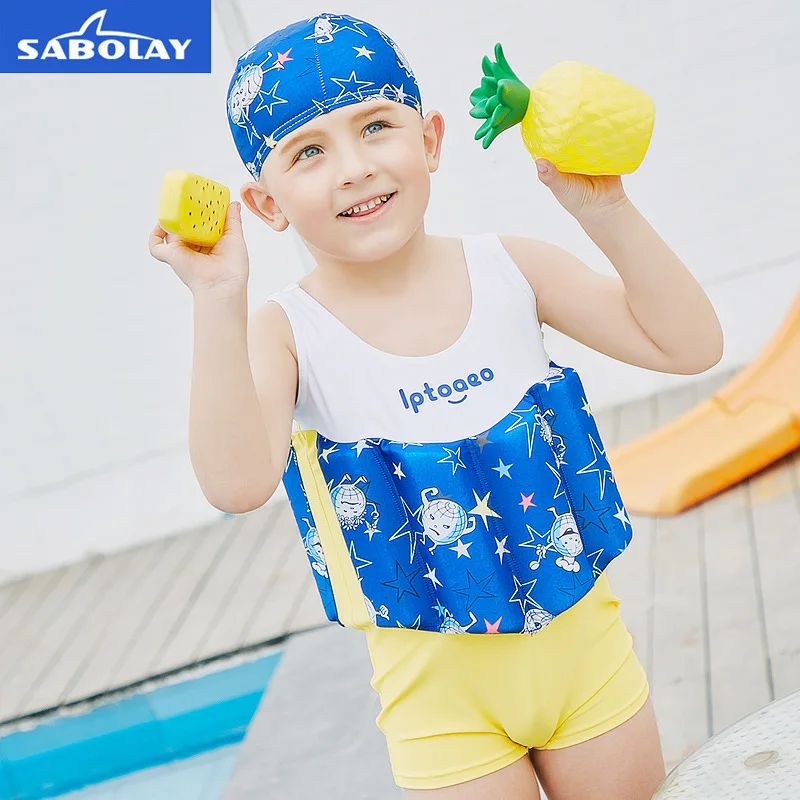 SABOLAY Children Professional Buoyant Swimming Suits Cartoon Printed Training Floating Bodysuits Detachable Swimwear for Boys
SABOLAY Children Professional Buoyant Swimming Suits Cartoon Printed Training Floating Bodysuits Detachable Swimwear for Boys