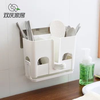 Chopsticks storage box Strong sucker without trace multifunctional storage rack The kitchen drain and storage rack
Chopsticks storage box Strong sucker without trace multifunctional storage rack The kitchen drain and storage rack
