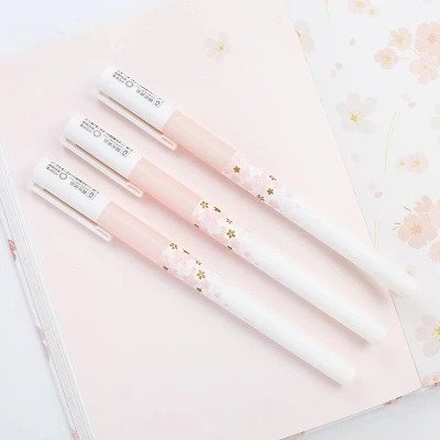 Creative Cherry blossoms gel pen 0.5mm black Refill Signature pen 10pcs free shipping
Creative Cherry blossoms gel pen 0.5mm black Refill Signature pen 10pcs free shipping
