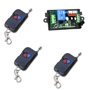 AC 220V 1CH 10A Wireless Remote Control Switch Relay Output Radio Receiver Module + 3 Red/Blue Transmitter
AC 220V 1CH 10A Wireless Remote Control Switch Relay Output Radio Receiver Module + 3 Red/Blue Transmitter