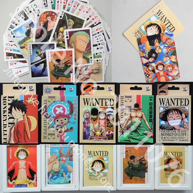 One Piece Playing Card Japan Anime Figures Collection Luffy Chopper Ace Roronoa Zoro Comics Character Poker Cards For Kid 54PCS
One Piece Playing Card Japan Anime Figures Collection Luffy Chopper Ace Roronoa Zoro Comics Character Poker Cards For Kid 54PCS