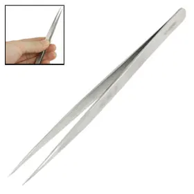 UXCELL Newest 1 Pcs Silver Tone Stainless Steel Extra Fine Pointed Tweezers 5.4" Long
UXCELL Newest 1 Pcs Silver Tone Stainless Steel Extra Fine Pointed Tweezers 5.4" Long