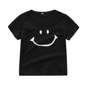 New Summer Baby Girl Boy Short Sleeve T-Shirts For Kids Smile Printed Tops Tees Shirts Casual Blouse
New Summer Baby Girl Boy Short Sleeve T-Shirts For Kids Smile Printed Tops Tees Shirts Casual Blouse