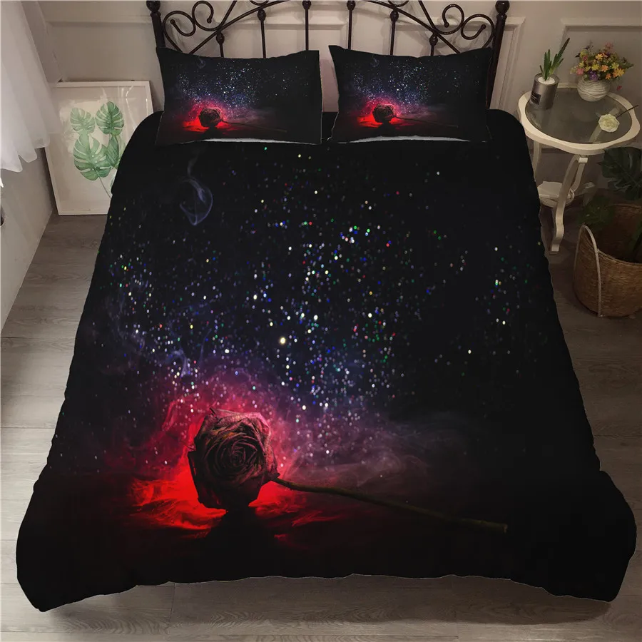 A Bedding Set 3D Printed Duvet Cover Bed Set Rose Flowers Plant Home Textiles for Adults Bedclothes with Pillowcase #XH13
A Bedding Set 3D Printed Duvet Cover Bed Set Rose Flowers Plant Home Textiles for Adults Bedclothes with Pillowcase #XH13