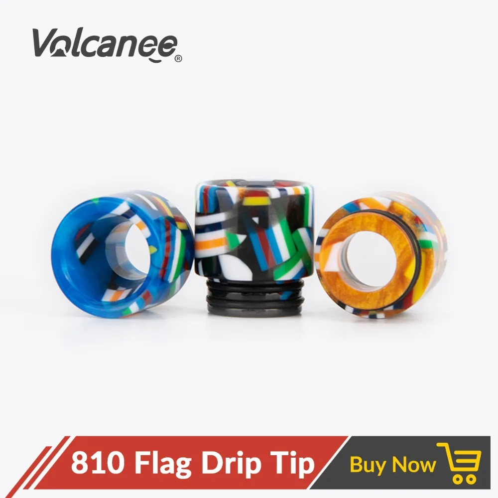 Volcanee 810 Flag Drip Tip Resin for Electronic Cigarette V12 Manta Reload RTA RDA Atomizer Vape Accessories Mouthpiece
Volcanee 810 Flag Drip Tip Resin for Electronic Cigarette V12 Manta Reload RTA RDA Atomizer Vape Accessories Mouthpiece