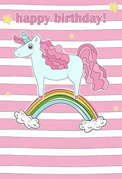 Unicorn Party 1st Birthday Stripes Photography Backdrops Rainbow Background Happy Birthday Banner Customize Photo Studio
Unicorn Party 1st Birthday Stripes Photography Backdrops Rainbow Background Happy Birthday Banner Customize Photo Studio
