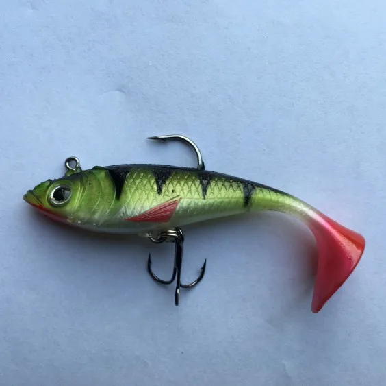 11g 8cm Fishing lures sea fishing tackle soft bait luminous lead artificial jig wobblers rubber silicon lure | Спорт и развлечения