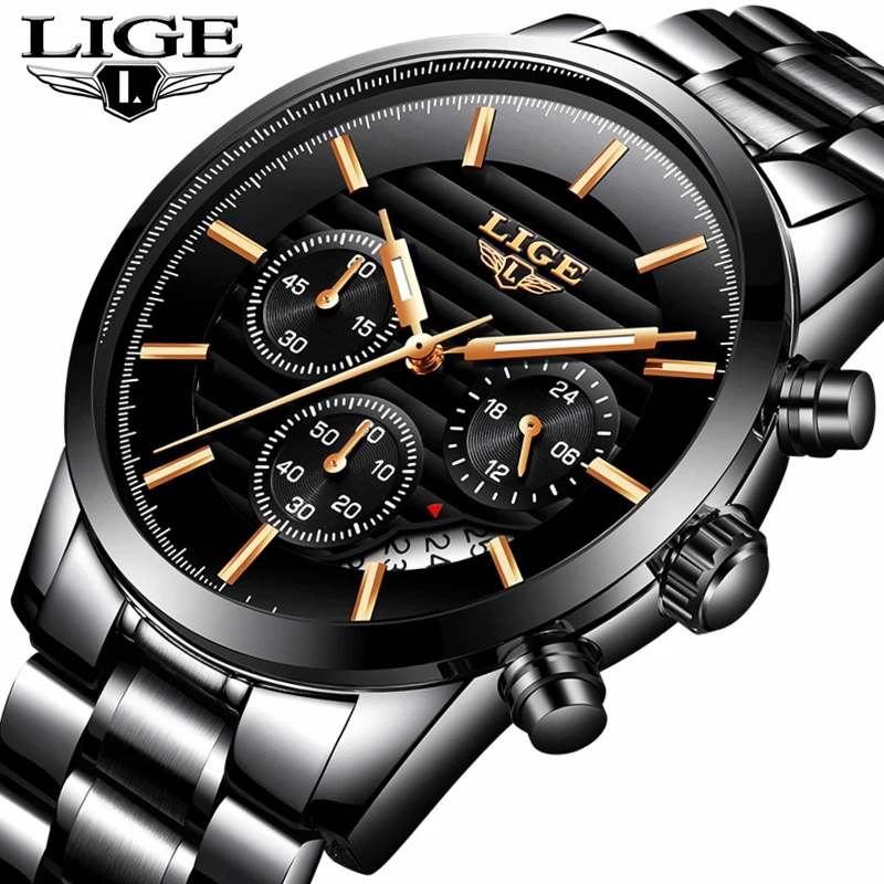 Mens Watches Top Brand LIFE Luxury Fashion Business Quartz Watch Men Waterproof Sports Stainless Steel Clock Relogio Masculino
Mens Watches Top Brand LIFE Luxury Fashion Business Quartz Watch Men Waterproof Sports Stainless Steel Clock Relogio Masculino