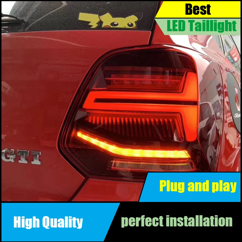 Car styling For Volkswagen POLO 2011-2017 Led Dynamic Flowing Turn Signal Taillight Tail lamp Stop light Fog lamp Rear Lamp
Car styling For Volkswagen POLO 2011-2017 Led Dynamic Flowing Turn Signal Taillight Tail lamp Stop light Fog lamp Rear Lamp