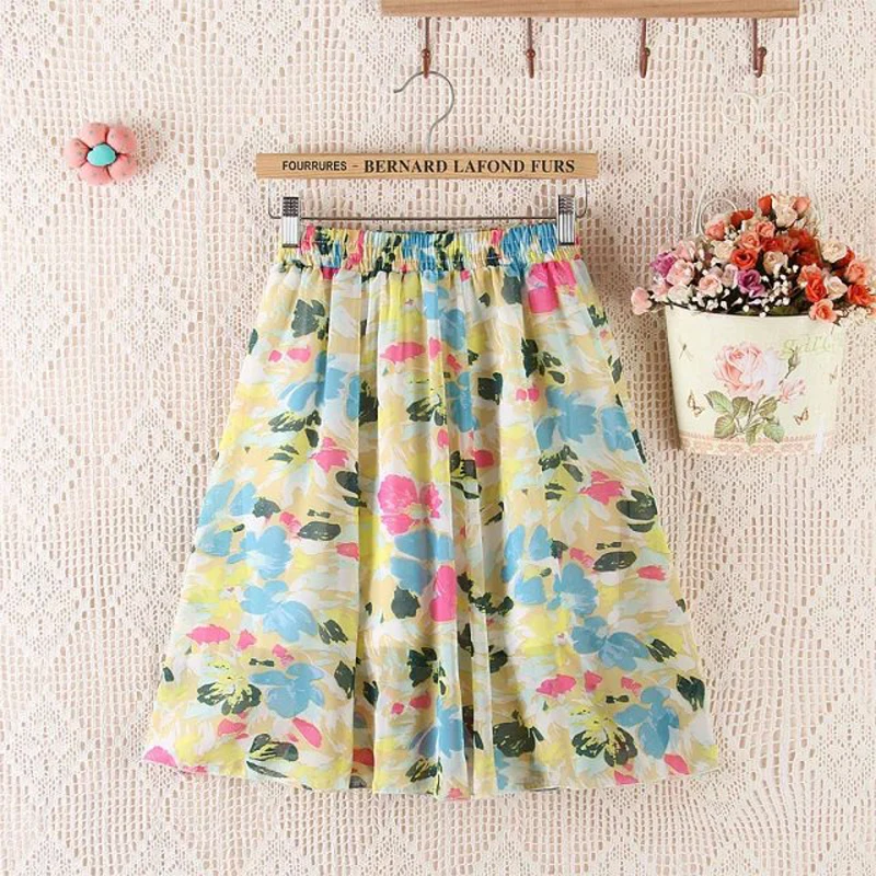 2019 New Arrival Girls Fashion Flower Print Pleated Skirt Knee High Student Chiffon Short Skirt Women Cute Short Skirts
2019 New Arrival Girls Fashion Flower Print Pleated Skirt Knee High Student Chiffon Short Skirt Women Cute Short Skirts